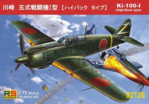 RS Models - Plastikový model letadla 1/72 Ki-100 High back 3 decal v. for Japan