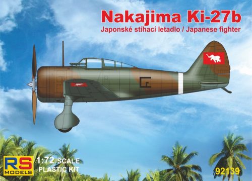 RS Models - Plastikový model letadla 1/72 Ki-27 Thai 3 decal v. for Thailand, China