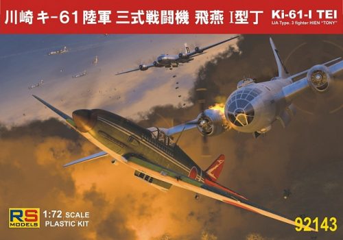 RS Models - Plastikový model letadla 1/72 Ki-61 I Tei 3 decal v. for Japan