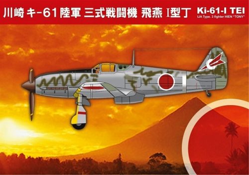 RS Models - Plastikový model letadla 1/72 Ki-61 Tei 3 decal v. for Japan