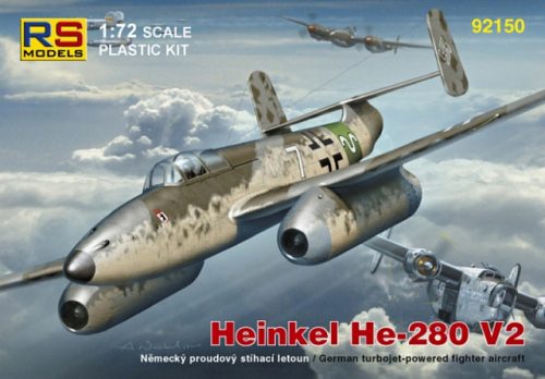 RS Models - Plastikový model letadla 1/72 Heinkel He-280 Juma 004  4 decal v. for Luftwaffe