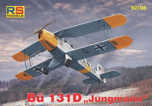 RS Models - Plastikový model letadla 1/72 Bücker Bü-131 D 5. decal v. for Luftwaffe, Hungary, Croatia