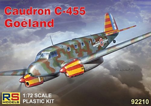 RS Models - Plastikový model letadla 1/72 Caudron C-445 Goeland 4 decal v. for France