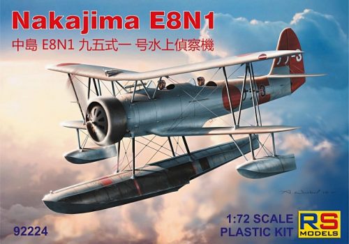 RS Models - Plastikový model letadla 1/72 Nakajima E8N1 4 decal v. for Japan, Great Britain