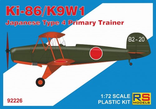 RS Models - Plastikový model letadla 1/72 Kosukai Ki-86 4 decal v. for Japan, China, Great Britain