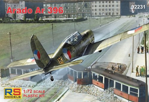 RS Models - Plastikový model letadla 1/72 Arado Ar 396 3 decal v. for Czechoslovakia, Luftwaffe