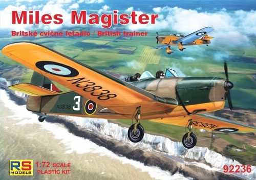 RS Models - Plastikový model letadla 1/72 Miles Magister 4 decal v. for GB, Portugal, Australia, New Zealand