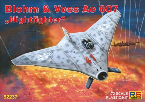 RS Models - Plastikový model letadla 1/72 Blohm & Voss Ae 607 "Nightfighter" 4 decal v. for Luftwaffe