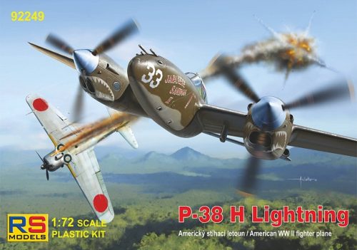 RS Models - Plastikový model letadla 1/72 P-38 H Lightning 4 decal v. for USA