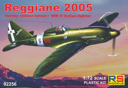 RS Models - Plastikový model letadla 1/72 Reggiane 2005 3 decal v. for Italy, ANR