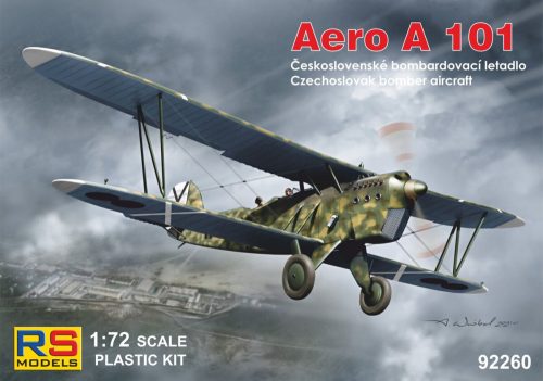 RS Models - Plastikový model letadla 1/72 Aero A-101 5 decal v. for Czechslovakia, Spain