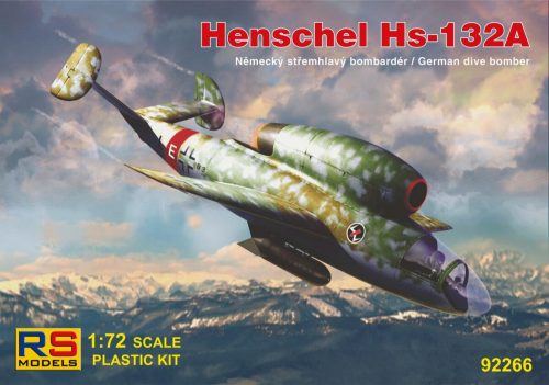 RS Models - Plastikový model letadla 1/72 Henschel Hs-132A