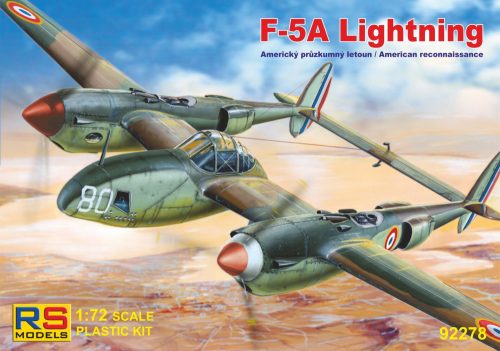 RS Models - 1/72 F-5A Lightning - 4 decal v. for USA, France