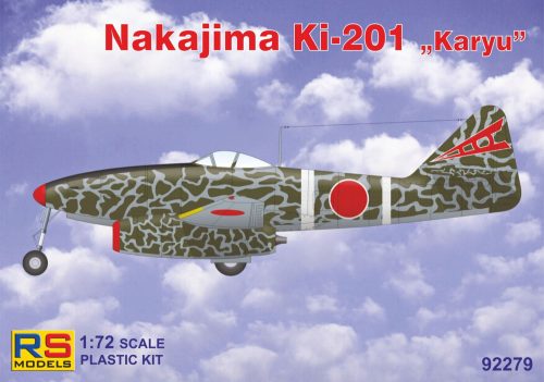 RS Models - 1/72 Nakajima Ki-201 "Karyu" - 3 decal v. for Japan, RAF