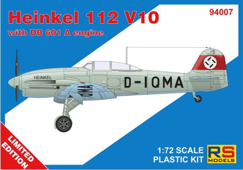 RS Models - 1/72 Heinkel 112 V10 - 3 decal v. for Germany, Luftwaffe