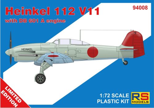 RS Models - 1/72 Heinkel 112 V11 - 3 decal v. for Germany, Japan, Luftwaffe