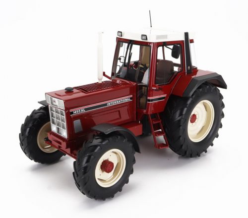 Schuco - INTERNATIONAL 1455 XL TRACTOR 1989 RED WHITE