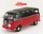 Schuco - VOLKSWAGEN T1b SAMBA MINIBUS 1962 RED BLACK