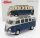 Schuco - VOLKSWAGEN T1 SAMBA MINIBUS 1962 BLUE WHITE