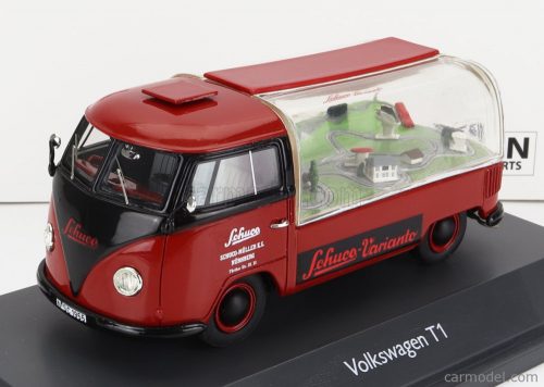 Schuco - Volkswagen T1A Schuco Varianto 1964 Red Black