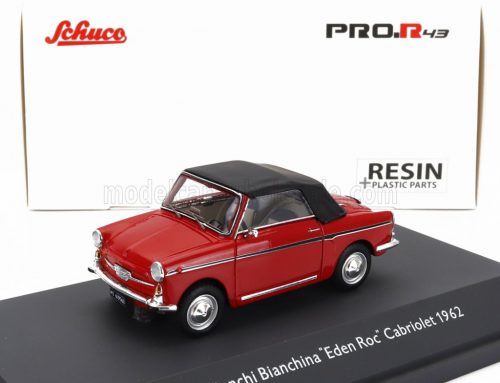 Schuco - AUTOBIANCHI BIANCHINA CABRIOLET CLOSED EDEN ROC 1964 RED