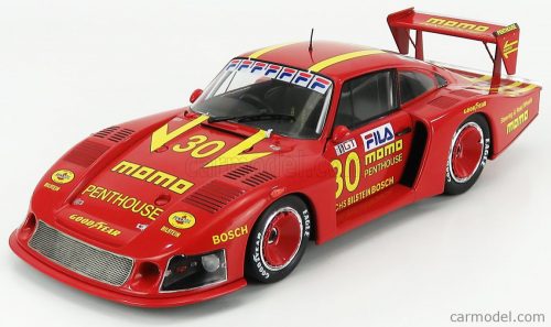 Solido - Porsche 935/78 Momo Moby Dick N 70 Drm Norisring 1981 G.Moretti Red Yellow