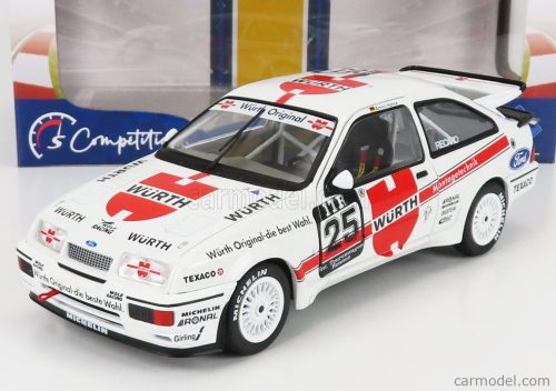 Solido - Ford England Sierra Cosworth Rs500 Team Wurth N 25 Winner Nurburgring Dtm 1988 A.Hahne White Red