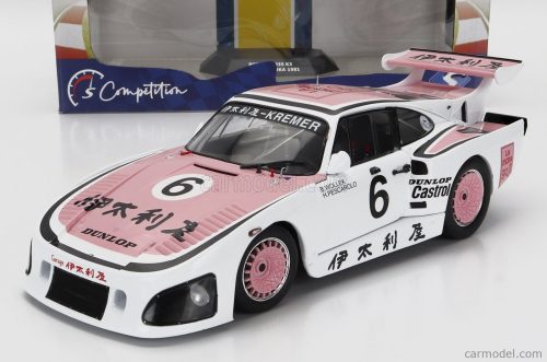 Solido - Porsche 935K3 Team Porsche Kremer Racing N 6 Winner 1000Km Suzuka 1981 B.Wollek - H.Pescarolo White Pink