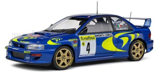 Solido - SUBARU IMPREZA STI WRC N 4 WINNER RALLY MONTECARLO 1997 PIERO LIATTI - FABRIZIA PONS BLUE MET YELLOW