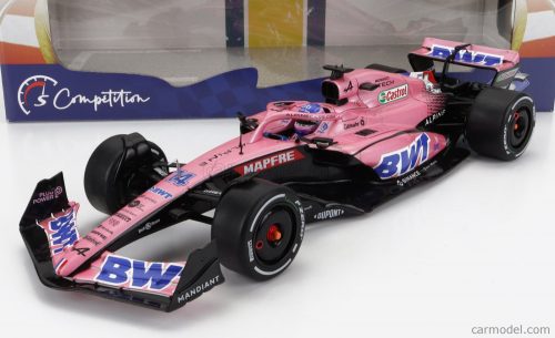 Solido - Renault F1 A522 Team Alpine Bwt N 14 Bahrain Gp 2022 Fernando Alonso Pink