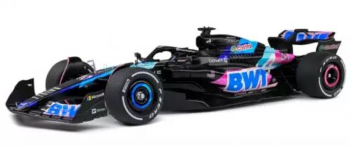 Solido - ALPINE F1  A524 TEAM BWT ALPINE N 31 PRESENTATION SEASON 2024 ESTEBAN OCON BLACK BLUE PINK