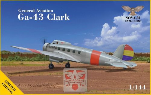 Sova-M - 1/144 GA-43 "Clark"  (L.A.P.E. airlines/ Manchuria Av.Co./Japan)