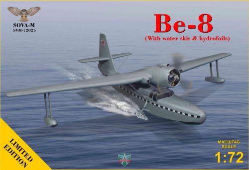 Sova-M - 1/72 Be-8 amphibian aircraft (with water skis & hydrofoils)