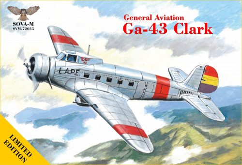 Sova-M - 1/72 GA-43 "Clark" airliner (Spain livery)