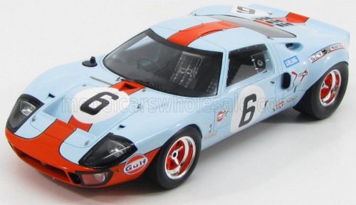 Spark - FORD USA GT40 4.9L V8 TEAM JW AUTOMOTIVE ENGINEERING N 6 WINNER 24h LE MANS 1969 JACKY ICKX - JACKIE OLIVER LIGHT BLUE ORANGE