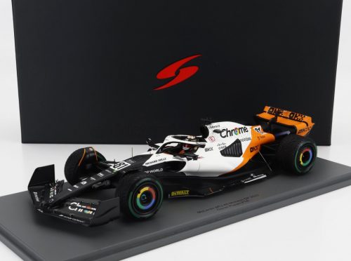 Spark - McLAREN F1  MCL60 TEAM McLAREN N 81 MONACO GP 2023 OSCAR PIASTRI WHITE ORANGE BLACK