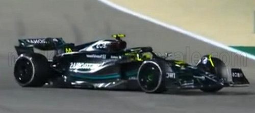 Spark - MERCEDES GP F1 W14 TEAM MERCEDES-AMG PETRONAS FORMULA ONE N 44 2nd SPAIN GP 2023 LEWIS HAMILTON MATT BLACK