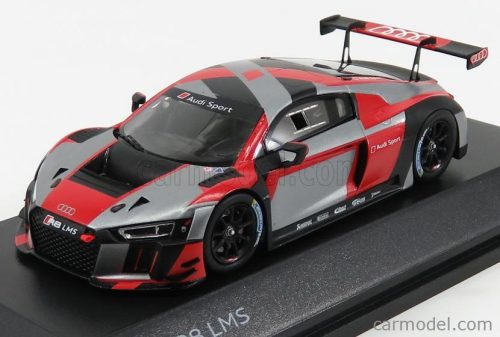 Spark-Model - Audi R8 Lms Team Audi Sport N 0 Press Season 2017 Red Silver Black