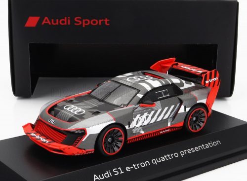 Spark - AUDI S1 E-TRON QUATTRO N 0 PRESENTATION 2023 SILVER RED BLACK