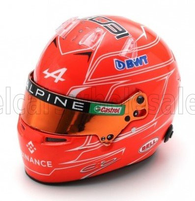 Spark - BELL HELMET F1  CASCO HELMET RENAULT A523 TEAM BWT ALPINE N 31 AZERBAIJAN GP 2023 ESTEBAN OCON RED