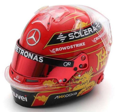 Spark - BELL HELMET CASCO HELMET F1 GEORGE RUSSELL F1 TEAM MERCEDES AMG CHINA GP 2024 RED