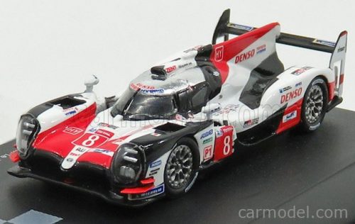 Spark-Model - Toyota Ts050 Hybrid 2.4L Turbo V6 Team Toyota Gazoo Racing N 8 Winner 24H Le Mans 2018 F.Alonso - S.Buemi - K.Nakajima White Red Black