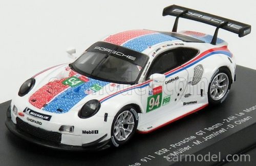 Spark-Model - Porsche 911 991-2 Rsr Team Porsche Gt N 94 24H Le Mans 2019 S.Muller - M.Jaminet - D.Olsen White Blue Red