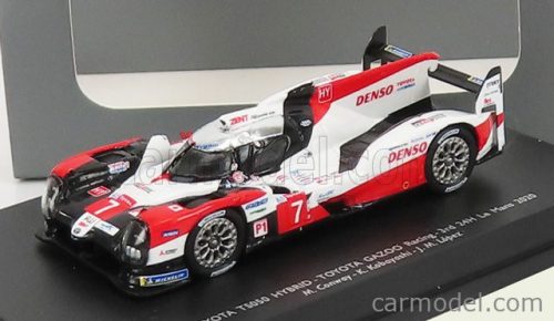 Spark-Model - Toyota Ts050 2.4L Hybrid Turbo V6 Team Toyota Gazoo Racing N 7 3Rd 24H Le Mans 2020 M.Conway - K.Kobayashi - J.M.Lopez Red White