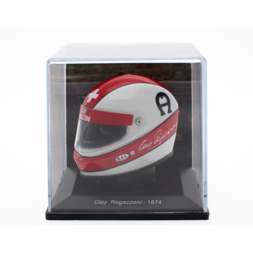 Sparkmodel - 1:5 Scale Model Of Helmet Of Clay Regazzoni - 1974