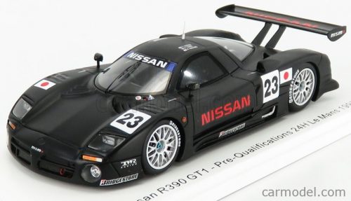 Spark-Model - Nissan R390 Gt1 3.5L Turbo N 23 Pre-Qualifications 24H Le Mans 1997 K.Hoshino - E.Comas - M.Kageyama Black