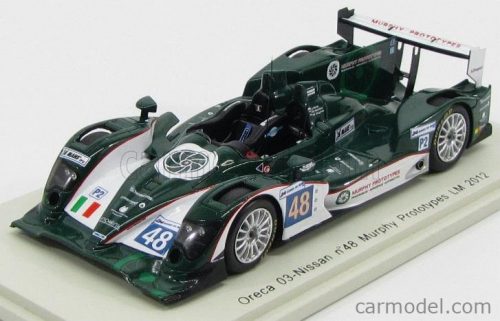 Spark-Model - Oreca 03-Nissan Murphy Prototypes N 48 24H Le Mans 2012 J.Firth - B.Hartley - W.Hughes Green White