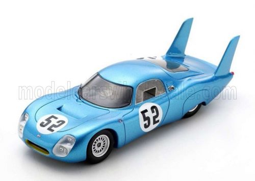 Spark - PEUGEOT CD SP66  TEAM S.E.C. AUTOMOBILES N 52 24h LE MANS 1967 DENNIS DAYAN - CLAUDE BALLOT LENA LIGHT BLUE