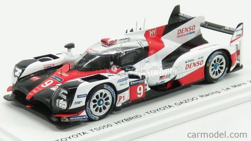 Spark-Model - Toyota Ts050 Hybrid 2.4L Turbo V6 Team Toyota Gazoo Racing N 9 24H Le Mans 2017 J.M.Lopez - N.Lapierre - Y.Kunimoto White Red Black