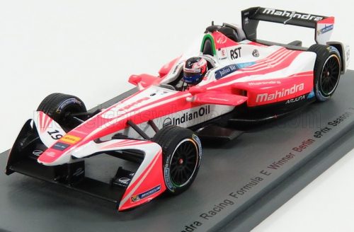 Spark - MAHINDRA FORMULA-E M3 ELECTRO TEAM MAHINDRA RACING N 19 BERLIN GP 2016-2017 F.ROSENQVIST WHITE RED